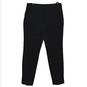 NWT ZARA Micro Polka Dot Dress Pants Trousers Size 4 Black White 30x27.5 Ankle
